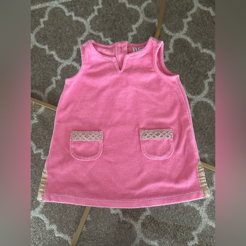 Janie and Jack - Pink Terrycloth Swim Cover Up